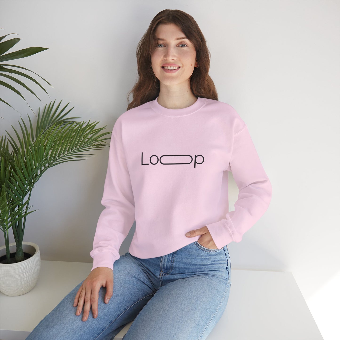 Loop Graphic Unisex Crewneck Sweatshirt - Cozy Casual Wear