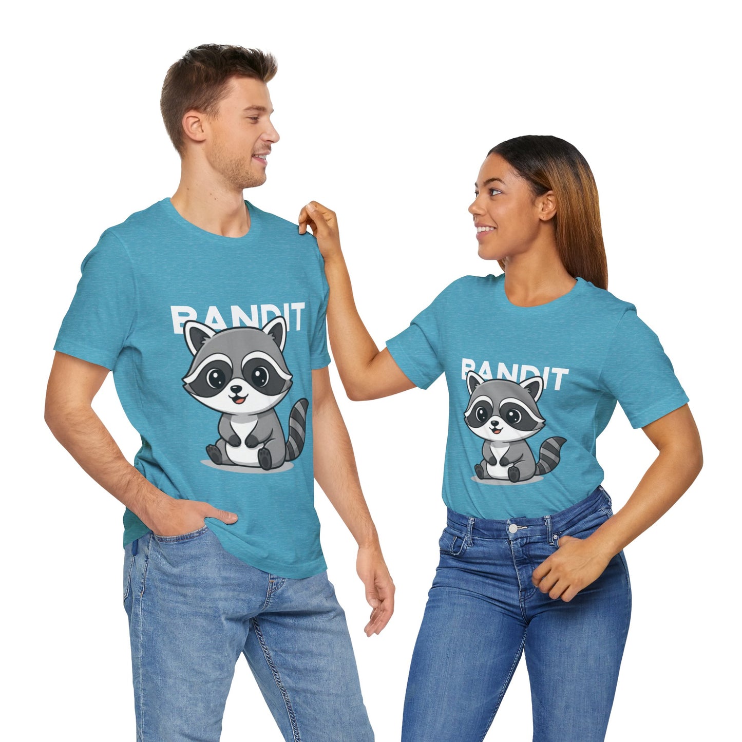 Cute Raccoon Bandit Tee - Fun Gift for Animal Lovers, Kids, Eco-Friendly Shirt, Casual Wear, Birthday, Nature Enthusiasts
