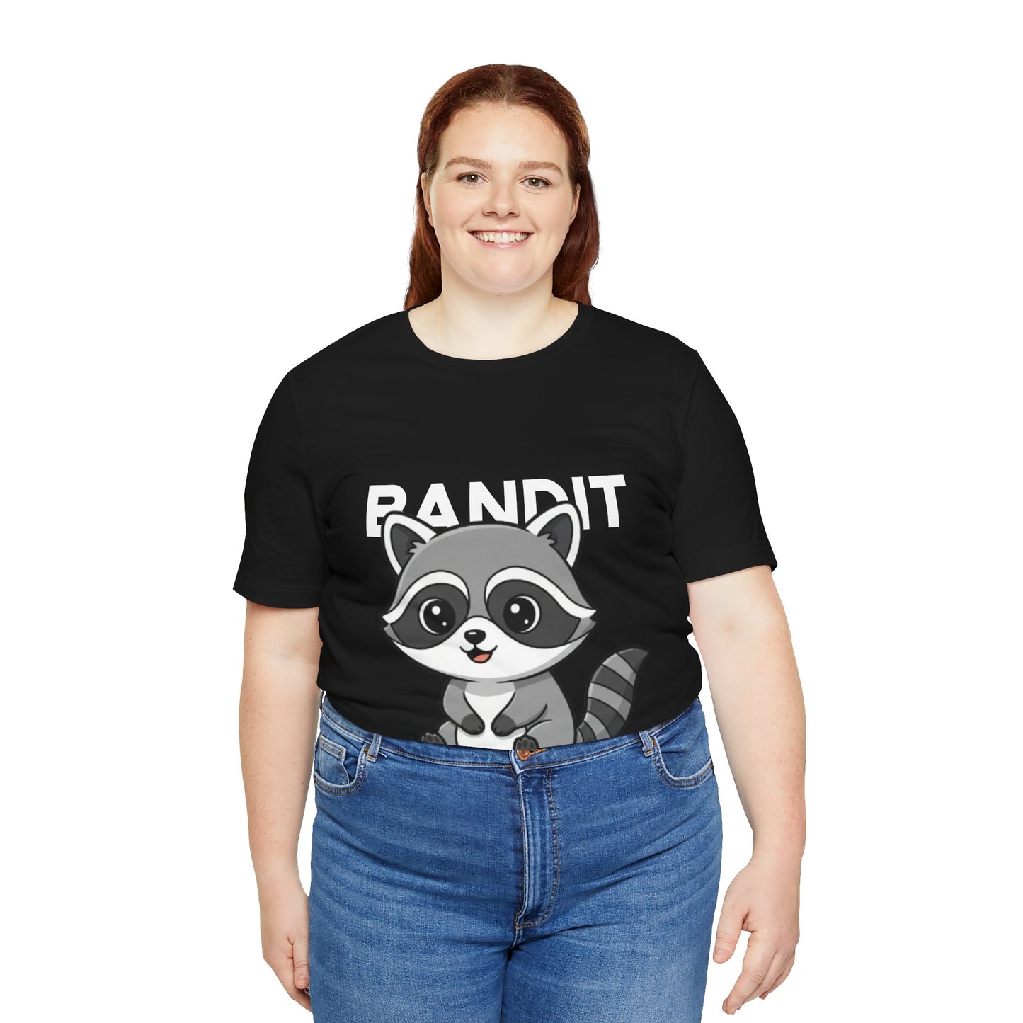 Cute Raccoon Bandit Tee - Fun Gift for Animal Lovers, Kids, Eco-Friendly Shirt, Casual Wear, Birthday, Nature Enthusiasts