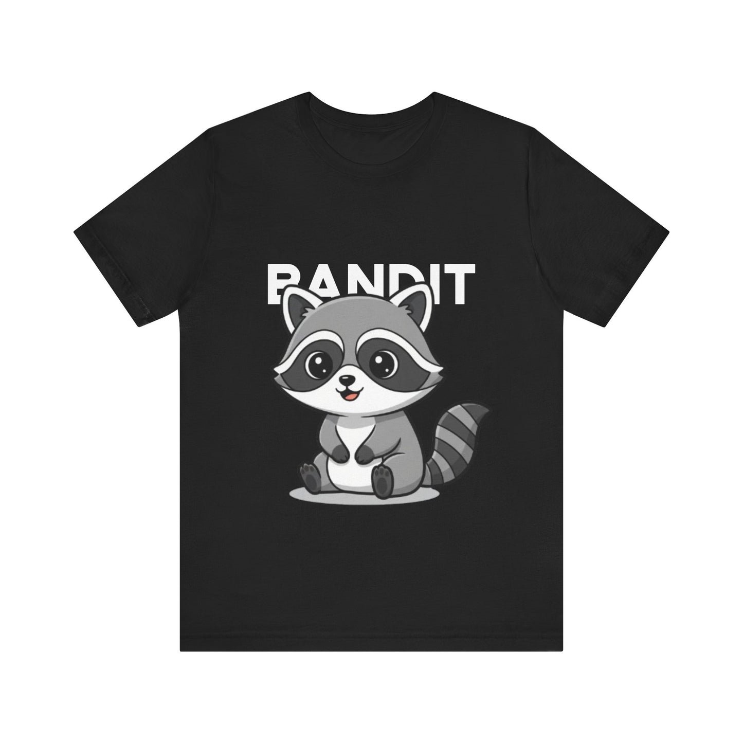 Cute Raccoon Bandit Tee - Fun Gift for Animal Lovers, Kids, Eco-Friendly Shirt, Casual Wear, Birthday, Nature Enthusiasts