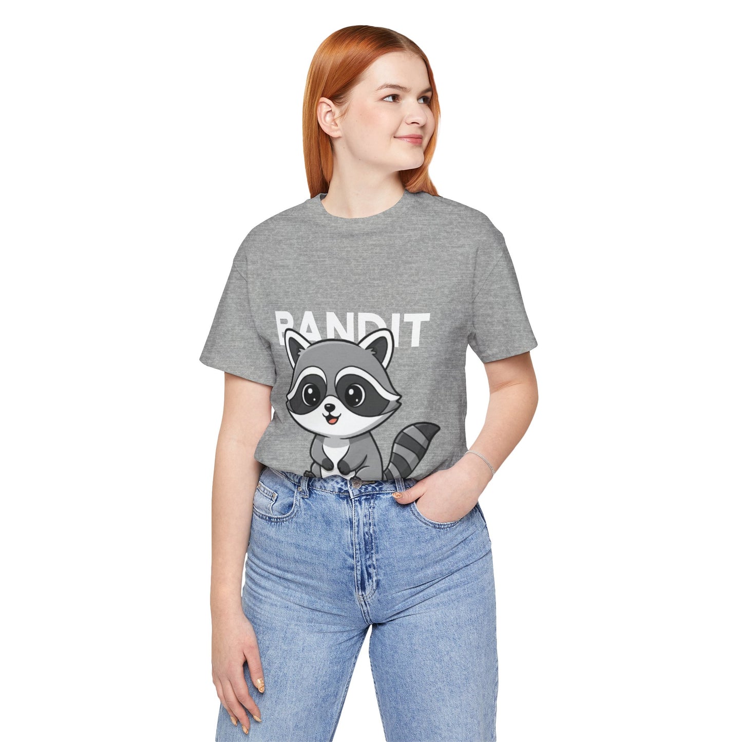 Cute Raccoon Bandit Tee - Fun Gift for Animal Lovers, Kids, Eco-Friendly Shirt, Casual Wear, Birthday, Nature Enthusiasts