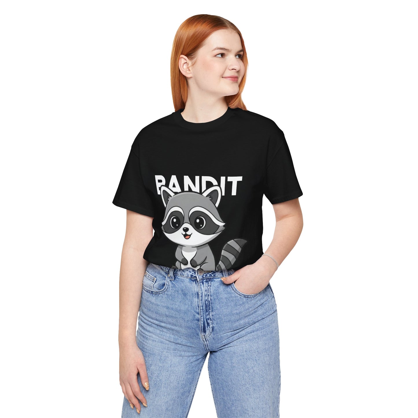 Cute Raccoon Bandit Tee - Fun Gift for Animal Lovers, Kids, Eco-Friendly Shirt, Casual Wear, Birthday, Nature Enthusiasts