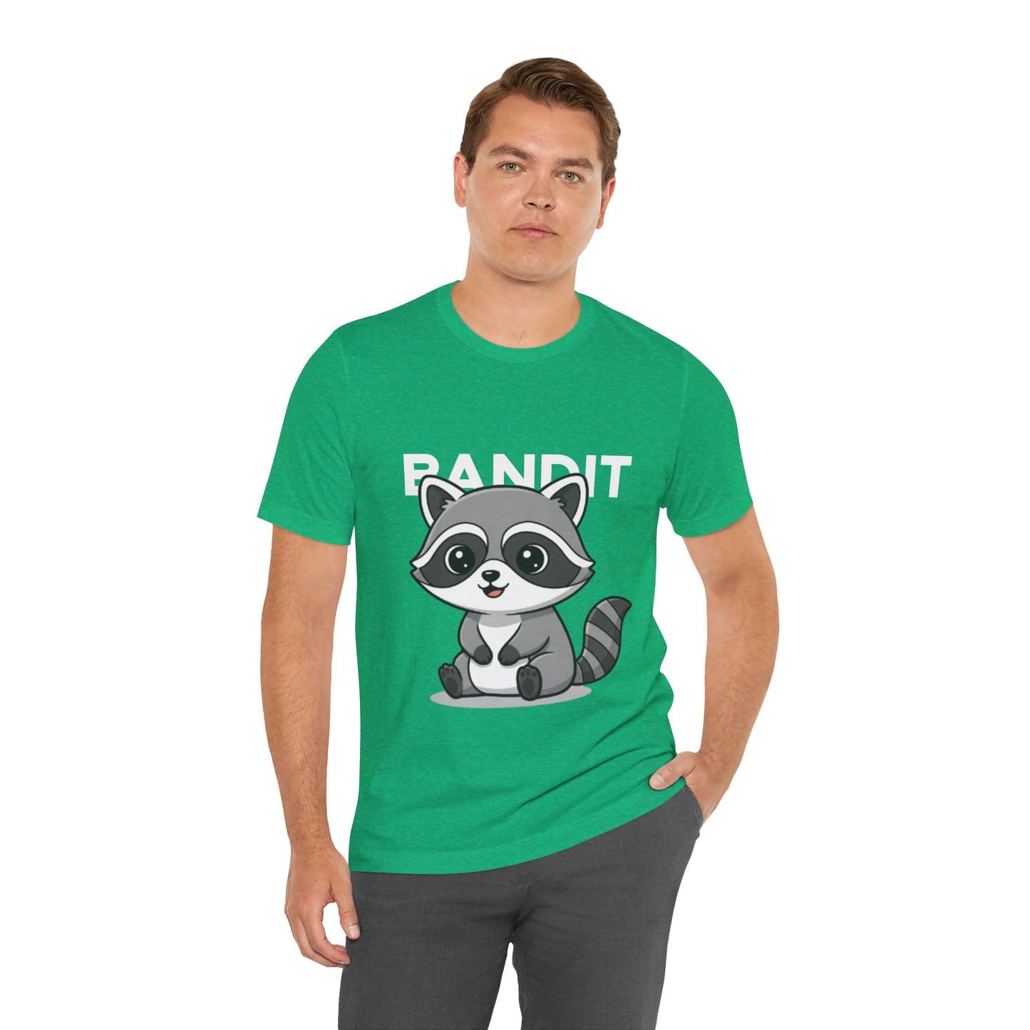 Cute Raccoon Bandit Tee - Fun Gift for Animal Lovers, Kids, Eco-Friendly Shirt, Casual Wear, Birthday, Nature Enthusiasts