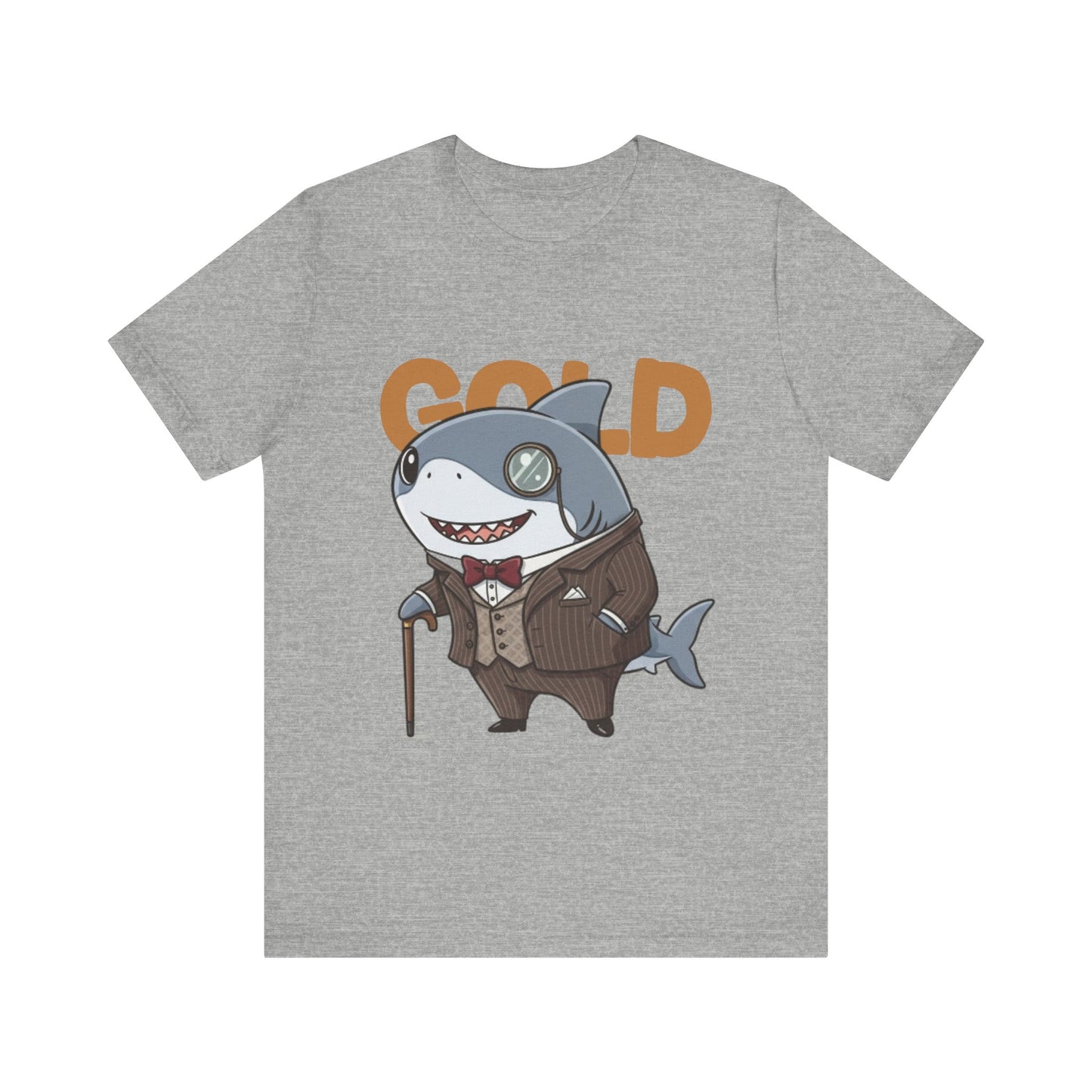 Unique Gentleman Shark Shirt | Classic 1920s Style Animal Art T-Shirt - Unisex Tee, Gift for Shark Lovers, Casual Outfit