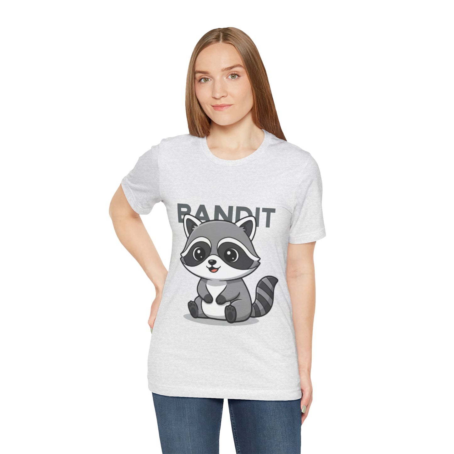 Cute Raccoon Bandit Tee - Fun Gift for Animal Lovers, Kids, Eco-Friendly Shirt, Casual Wear, Birthday, Nature Enthusiasts