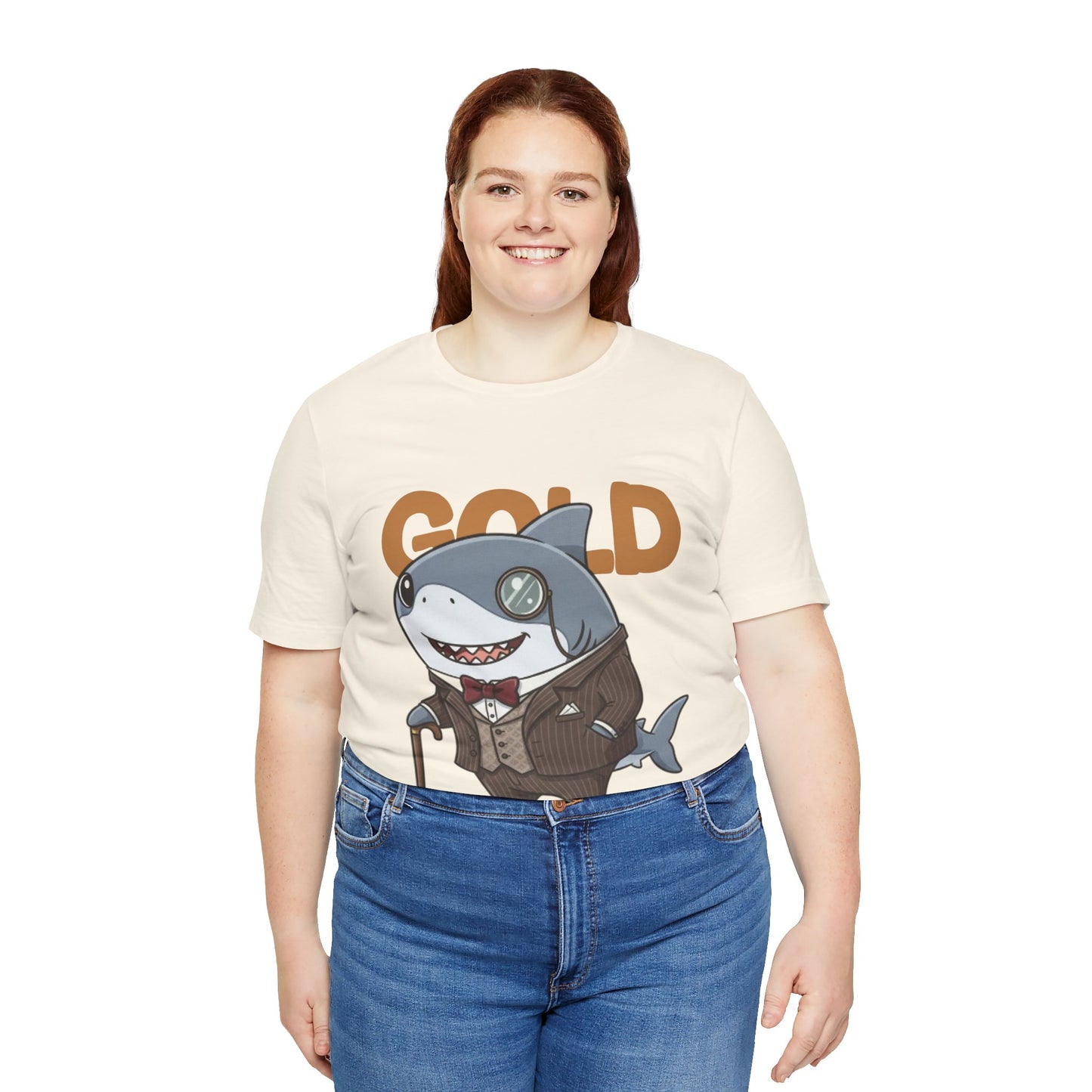Unique Gentleman Shark Shirt | Classic 1920s Style Animal Art T-Shirt - Unisex Tee, Gift for Shark Lovers, Casual Outfit