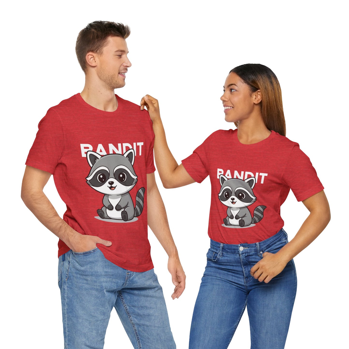 Cute Raccoon Bandit Tee - Fun Gift for Animal Lovers, Kids, Eco-Friendly Shirt, Casual Wear, Birthday, Nature Enthusiasts