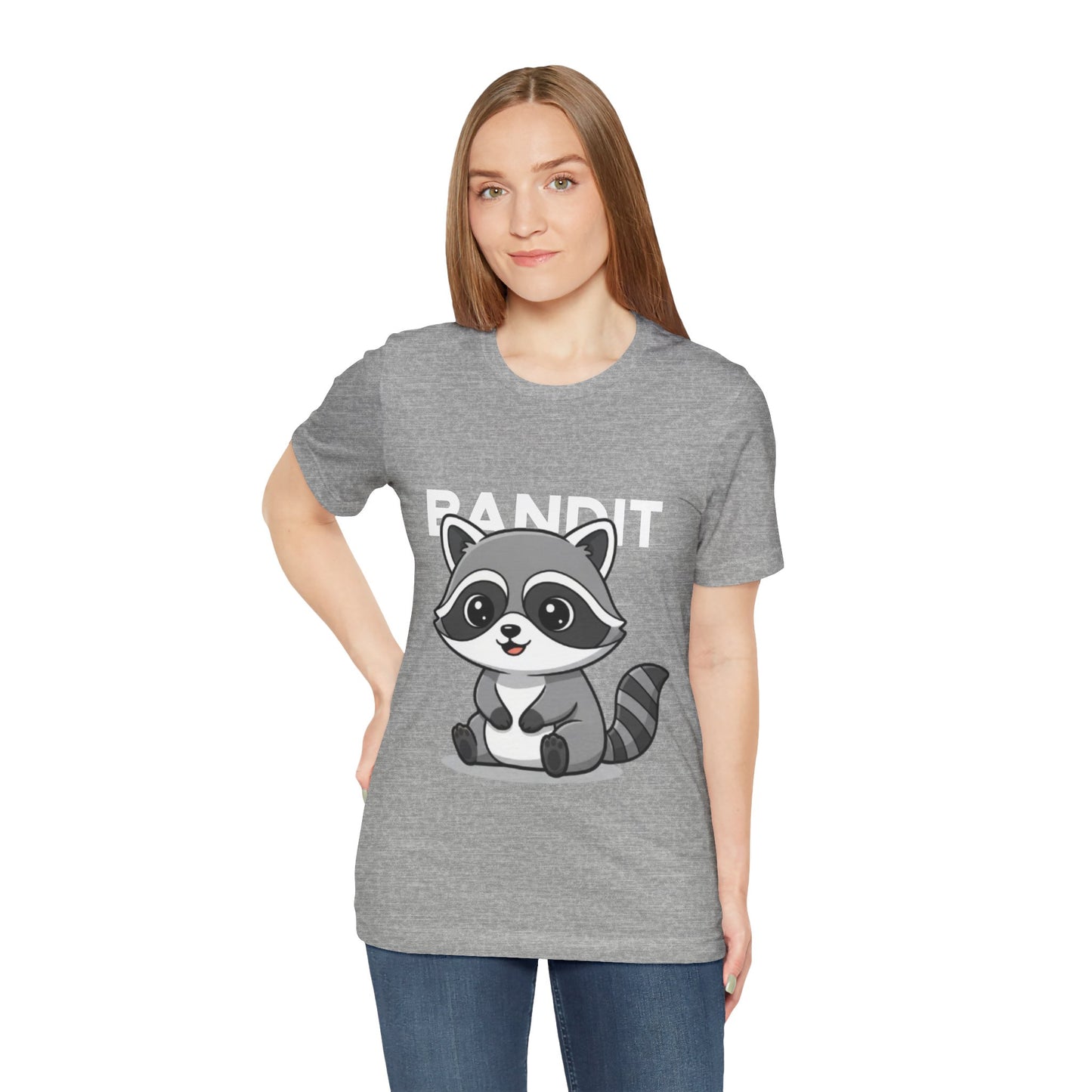 Cute Raccoon Bandit Tee - Fun Gift for Animal Lovers, Kids, Eco-Friendly Shirt, Casual Wear, Birthday, Nature Enthusiasts