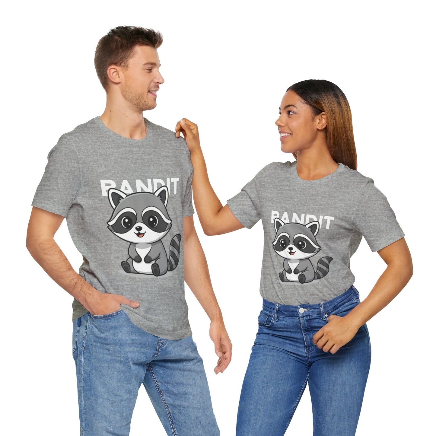 Cute Raccoon Bandit Tee - Fun Gift for Animal Lovers, Kids, Eco-Friendly Shirt, Casual Wear, Birthday, Nature Enthusiasts