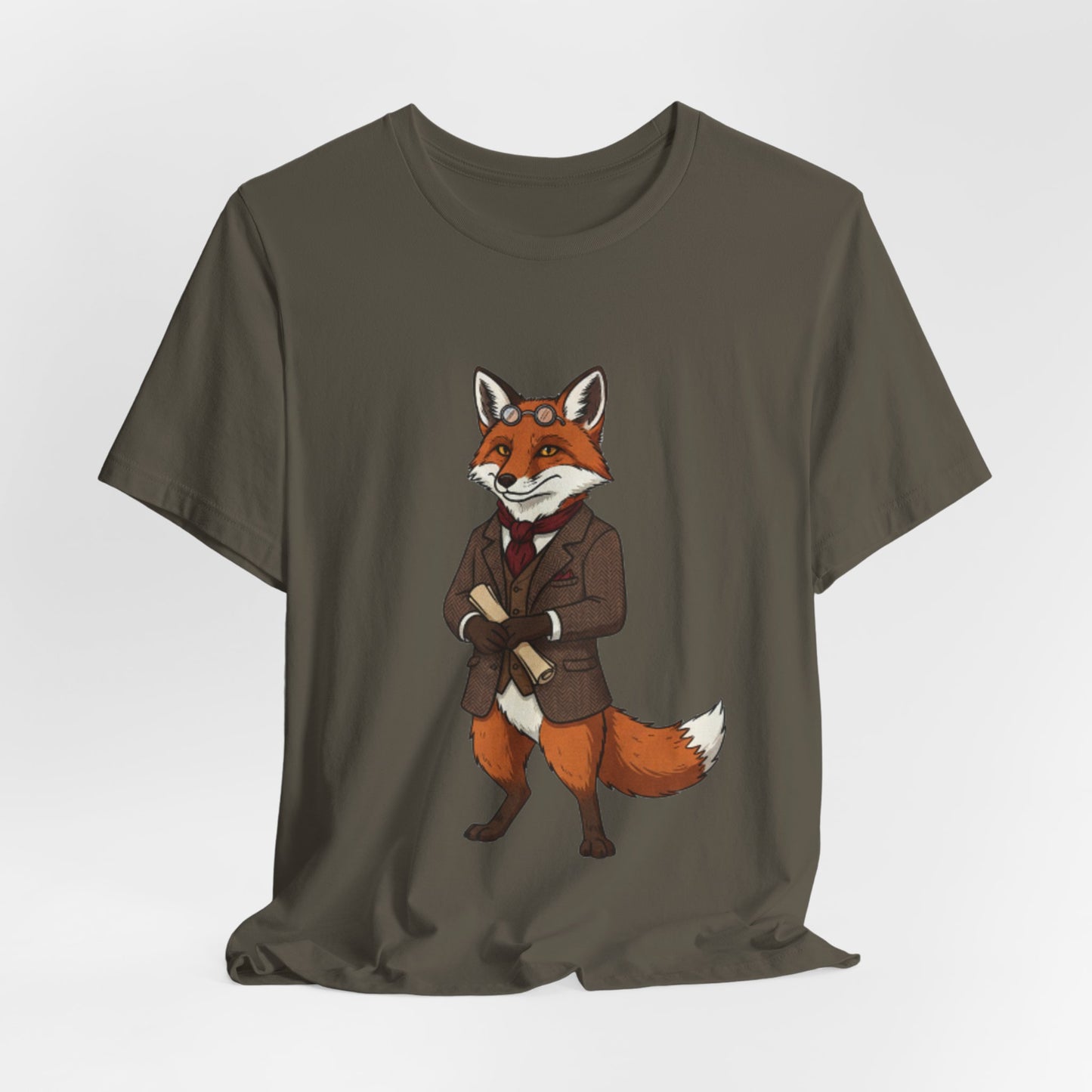 Stylish Fox Graphic Tee, Animal Lover's shirt, Fun Casual Outfit, Unique Gift for Him/Her, Quirky Fashion Statement