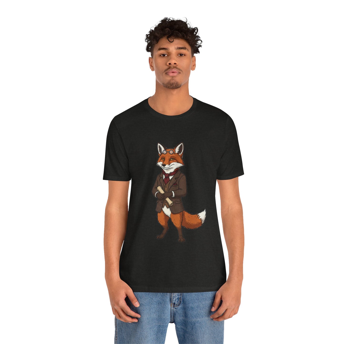 Stylish Fox Graphic Tee, Animal Lover's shirt, Fun Casual Outfit, Unique Gift for Him/Her, Quirky Fashion Statement