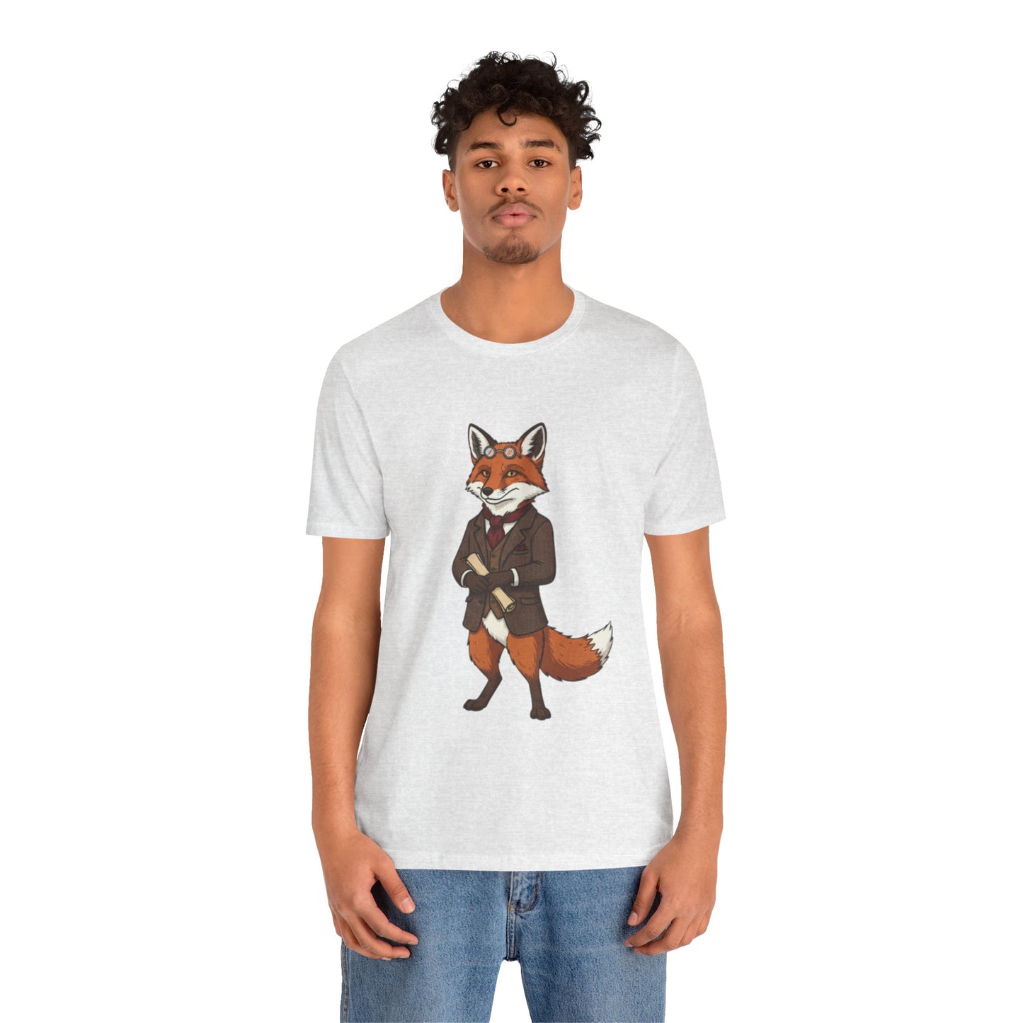Stylish Fox Graphic Tee, Animal Lover's shirt, Fun Casual Outfit, Unique Gift for Him/Her, Quirky Fashion Statement