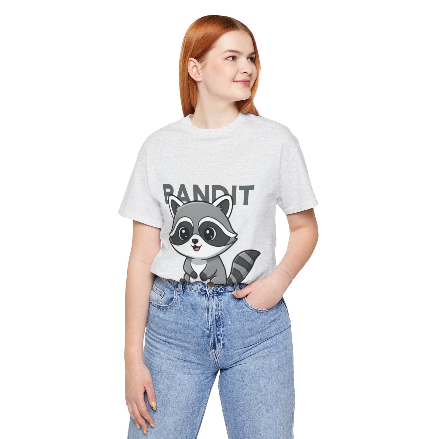 Cute Raccoon Bandit Tee - Fun Gift for Animal Lovers, Kids, Eco-Friendly Shirt, Casual Wear, Birthday, Nature Enthusiasts