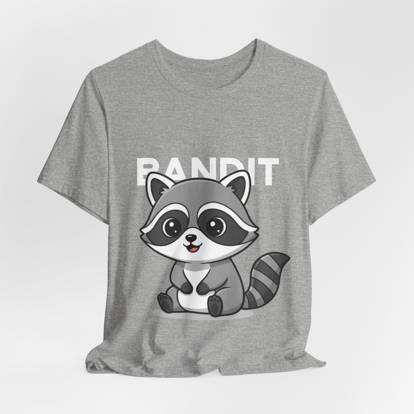 Cute Raccoon Bandit Tee - Fun Gift for Animal Lovers, Kids, Eco-Friendly Shirt, Casual Wear, Birthday, Nature Enthusiasts