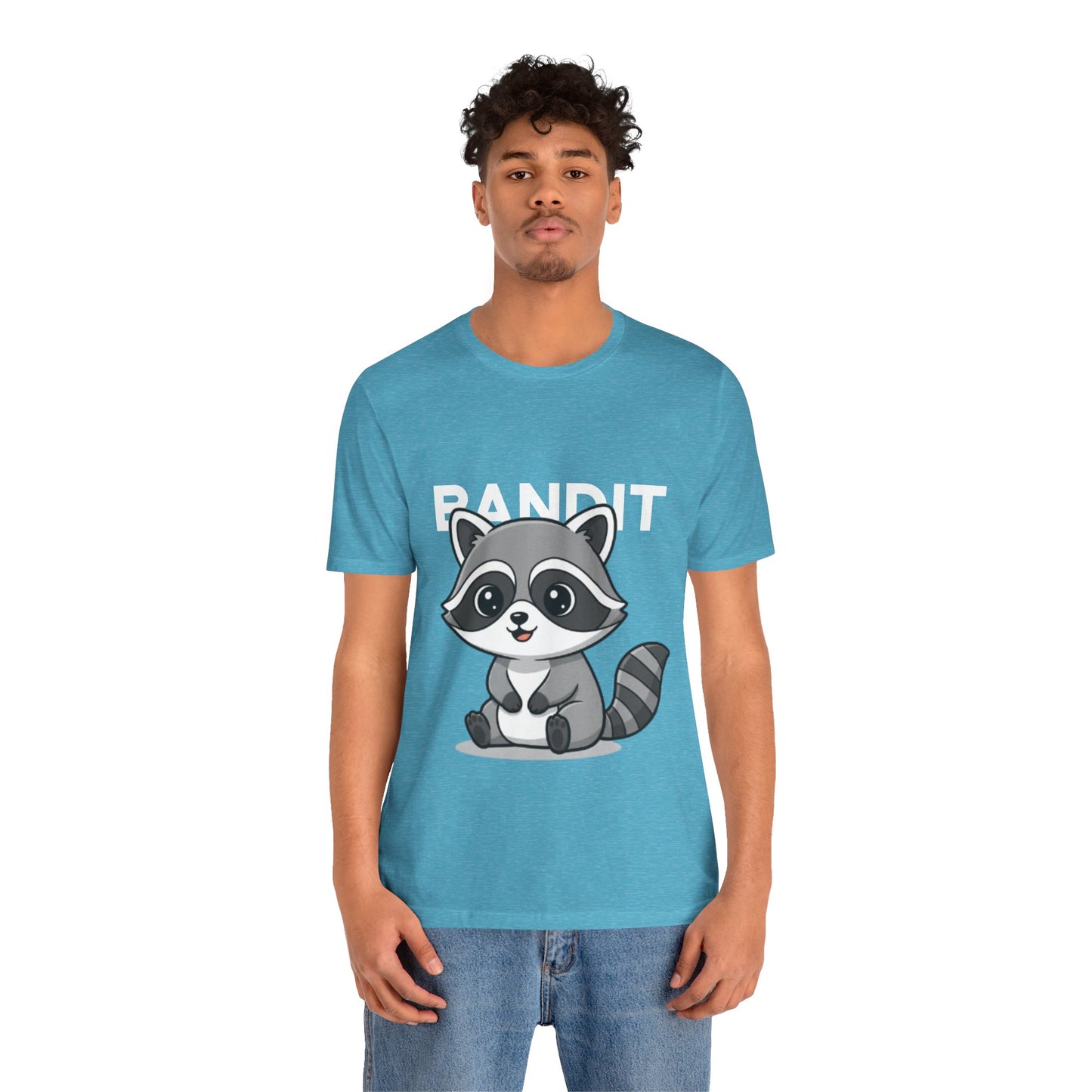 Cute Raccoon Bandit Tee - Fun Gift for Animal Lovers, Kids, Eco-Friendly Shirt, Casual Wear, Birthday, Nature Enthusiasts