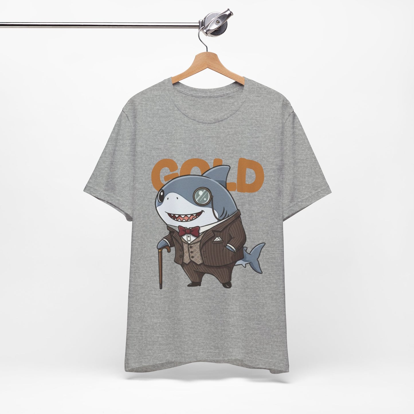Unique Gentleman Shark Shirt | Classic 1920s Style Animal Art T-Shirt - Unisex Tee, Gift for Shark Lovers, Casual Outfit