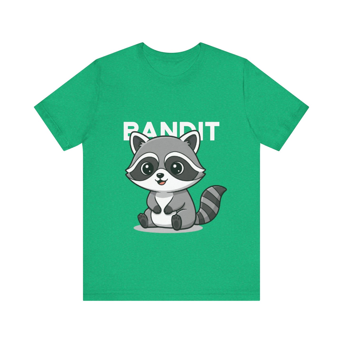 Cute Raccoon Bandit Tee - Fun Gift for Animal Lovers, Kids, Eco-Friendly Shirt, Casual Wear, Birthday, Nature Enthusiasts