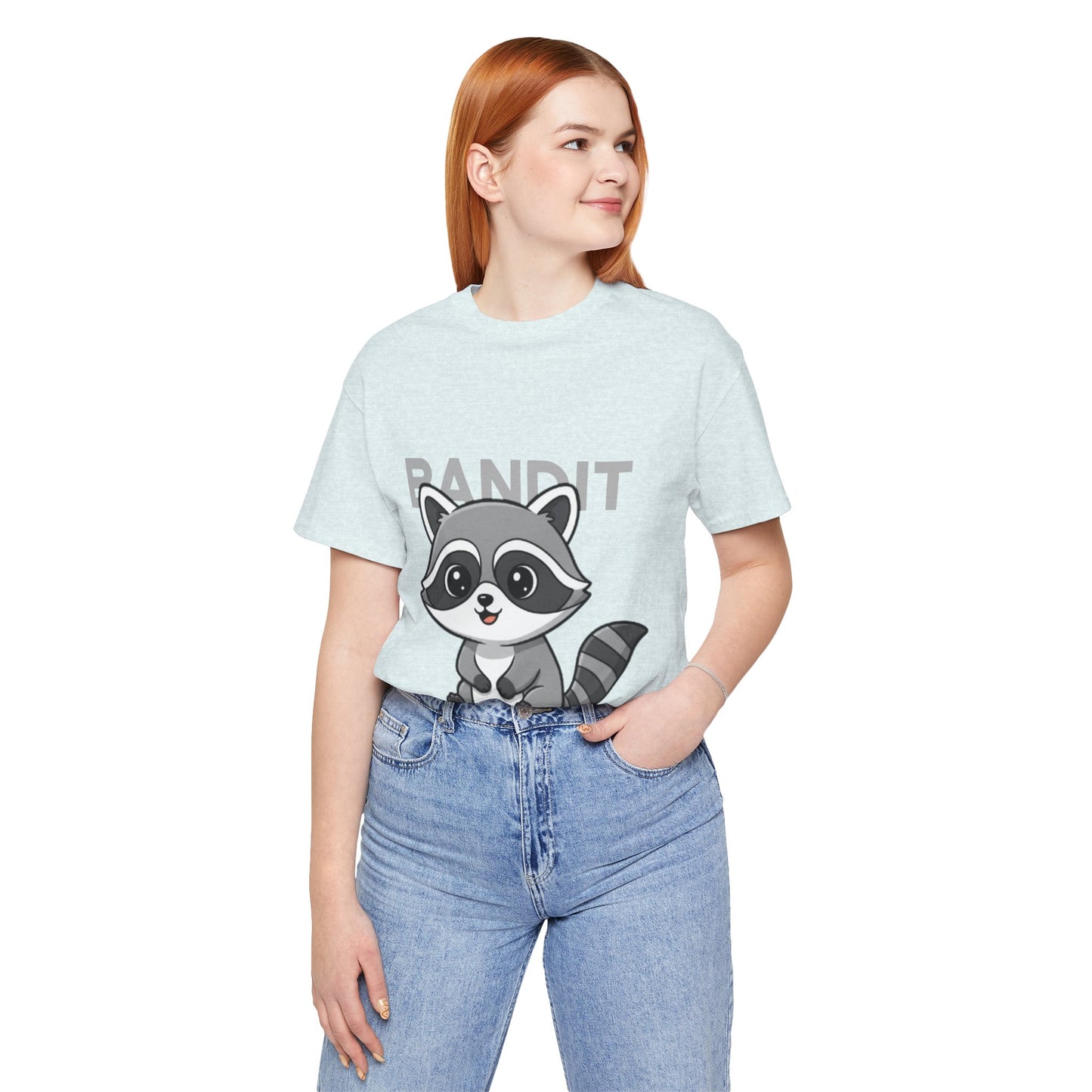 Cute Raccoon Bandit Tee - Fun Gift for Animal Lovers, Kids, Eco-Friendly Shirt, Casual Wear, Birthday, Nature Enthusiasts