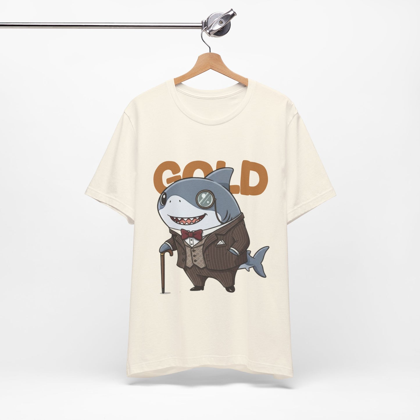 Unique Gentleman Shark Shirt | Classic 1920s Style Animal Art T-Shirt - Unisex Tee, Gift for Shark Lovers, Casual Outfit
