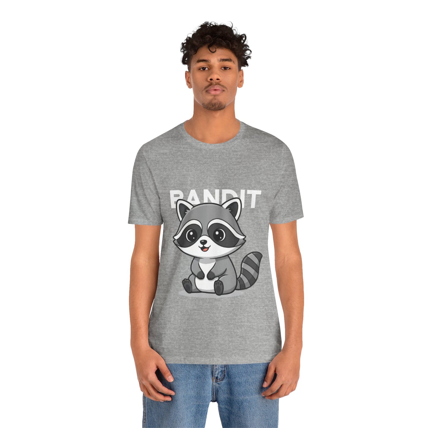 Cute Raccoon Bandit Tee - Fun Gift for Animal Lovers, Kids, Eco-Friendly Shirt, Casual Wear, Birthday, Nature Enthusiasts