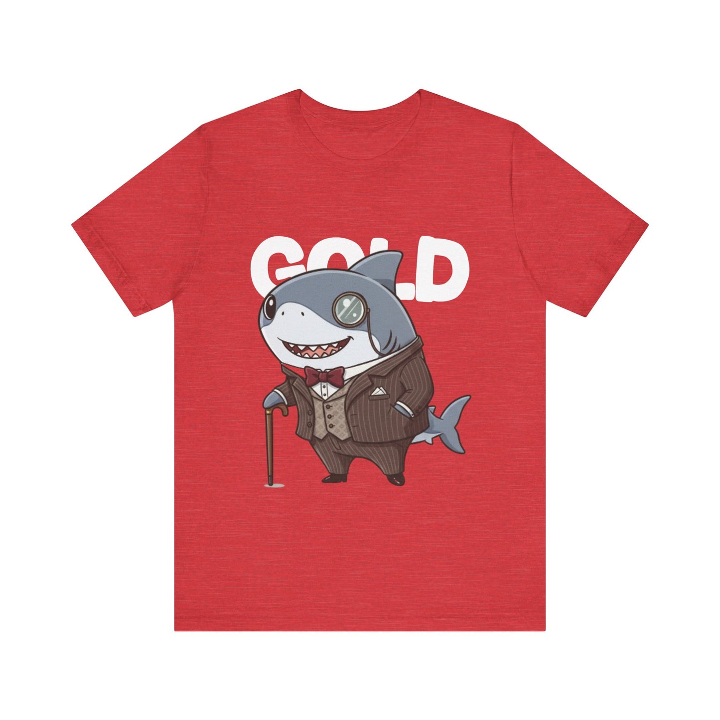 Unique Gentleman Shark Shirt | Classic 1920s Style Animal Art T-Shirt - Unisex Tee, Gift for Shark Lovers, Casual Outfit