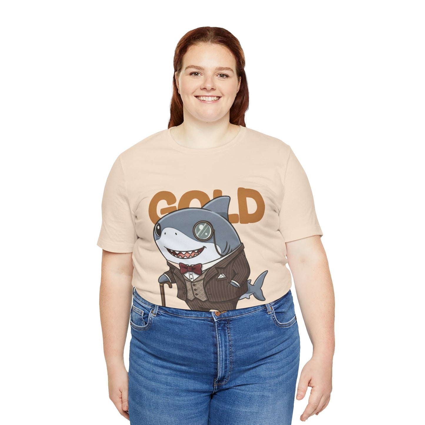 Unique Gentleman Shark Shirt | Classic 1920s Style Animal Art T-Shirt - Unisex Tee, Gift for Shark Lovers, Casual Outfit