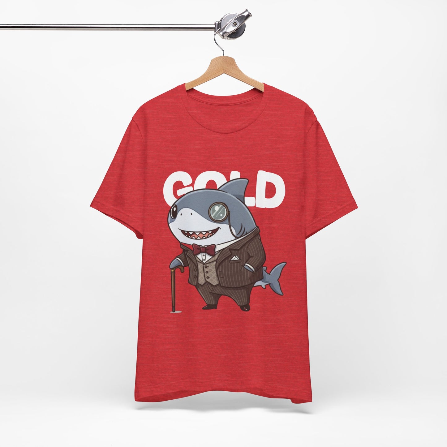 Unique Gentleman Shark Shirt | Classic 1920s Style Animal Art T-Shirt - Unisex Tee, Gift for Shark Lovers, Casual Outfit