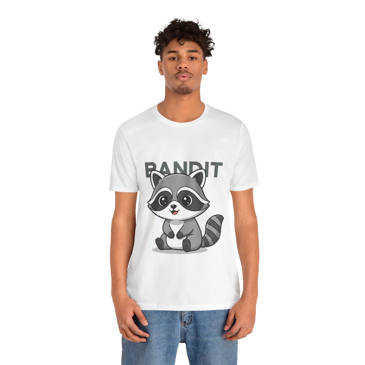 Cute Raccoon Bandit Tee - Fun Gift for Animal Lovers, Kids, Eco-Friendly Shirt, Casual Wear, Birthday, Nature Enthusiasts
