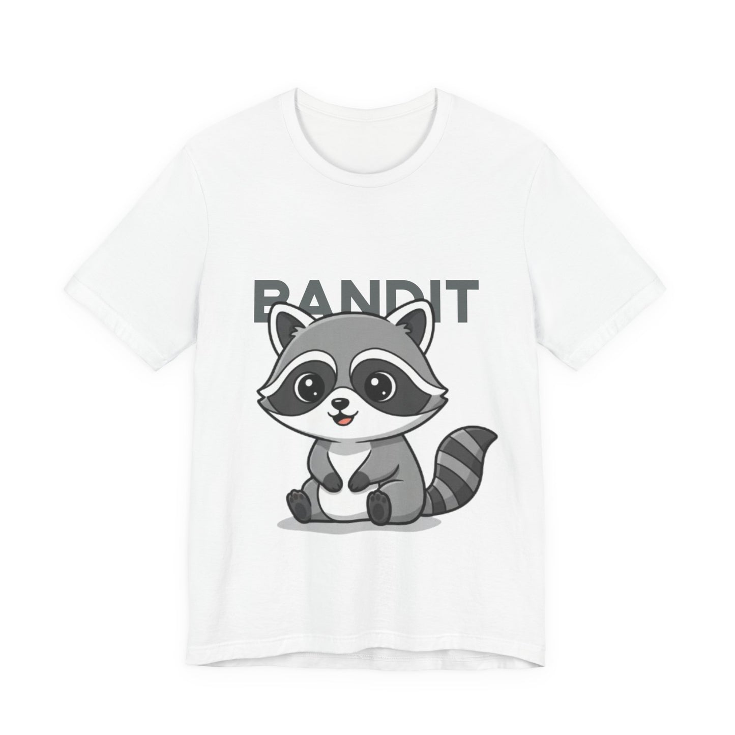 Cute Raccoon Bandit Tee - Fun Gift for Animal Lovers, Kids, Eco-Friendly Shirt, Casual Wear, Birthday, Nature Enthusiasts
