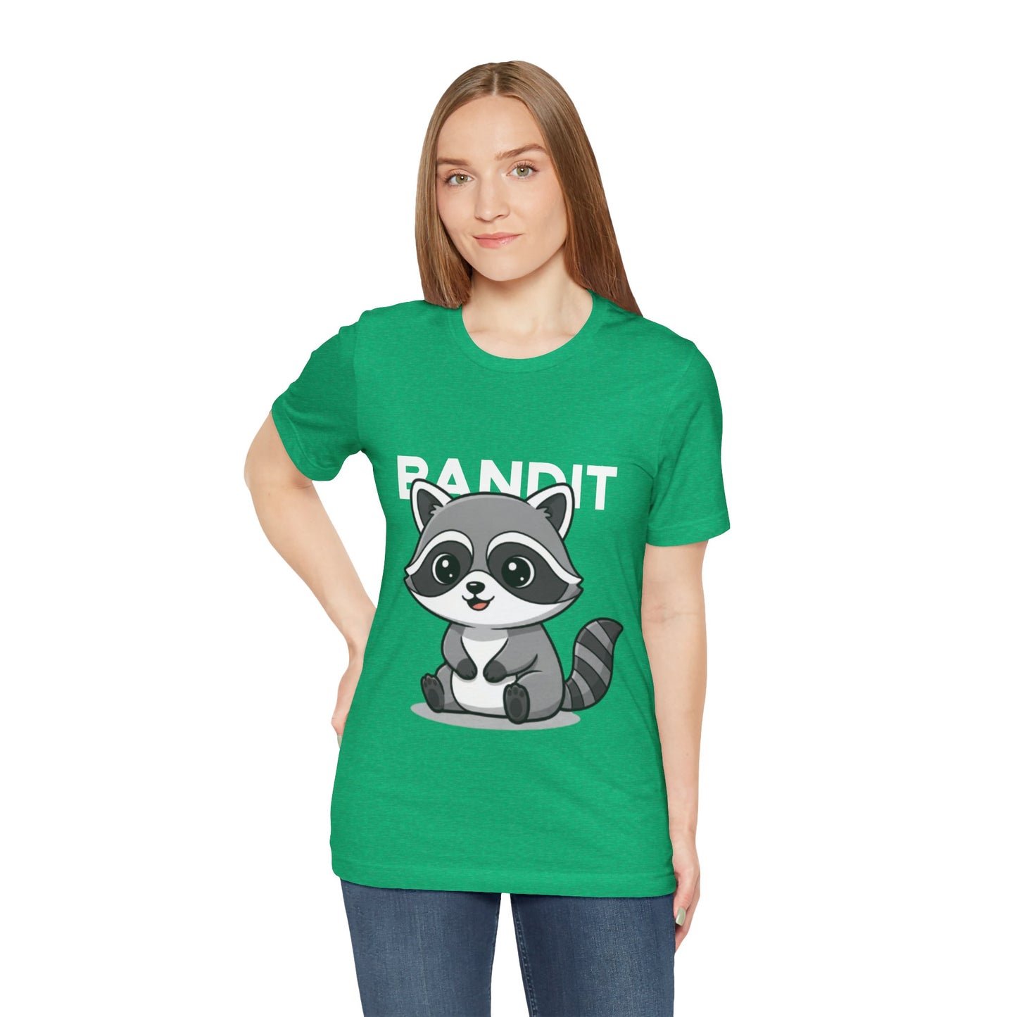 Cute Raccoon Bandit Tee - Fun Gift for Animal Lovers, Kids, Eco-Friendly Shirt, Casual Wear, Birthday, Nature Enthusiasts