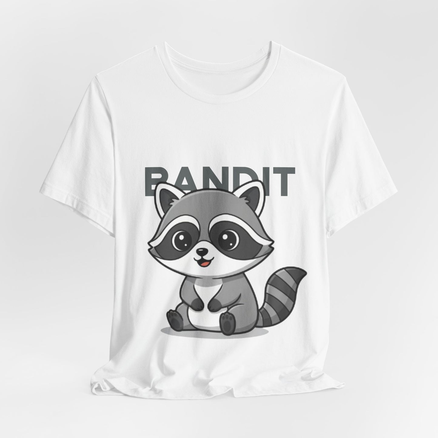 Cute Raccoon Bandit Tee - Fun Gift for Animal Lovers, Kids, Eco-Friendly Shirt, Casual Wear, Birthday, Nature Enthusiasts