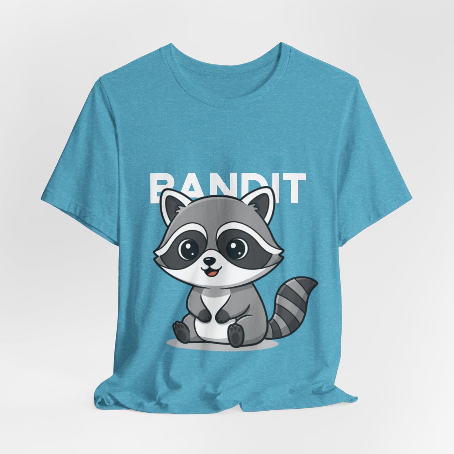Cute Raccoon Bandit Tee - Fun Gift for Animal Lovers, Kids, Eco-Friendly Shirt, Casual Wear, Birthday, Nature Enthusiasts