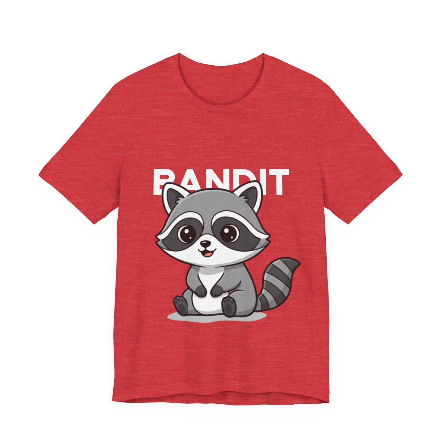 Cute Raccoon Bandit Tee - Fun Gift for Animal Lovers, Kids, Eco-Friendly Shirt, Casual Wear, Birthday, Nature Enthusiasts