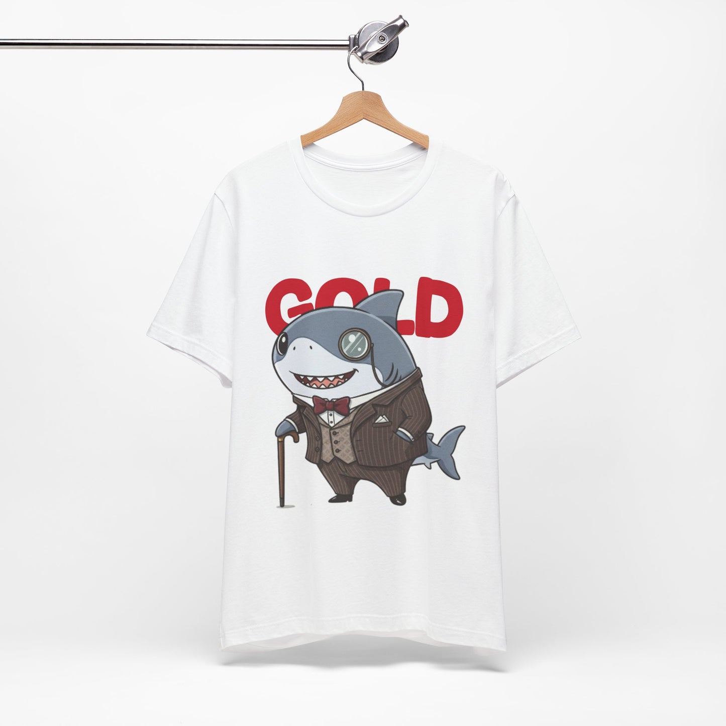 Unique Gentleman Shark Shirt | Classic 1920s Style Animal Art T-Shirt - Unisex Tee, Gift for Shark Lovers, Casual Outfit