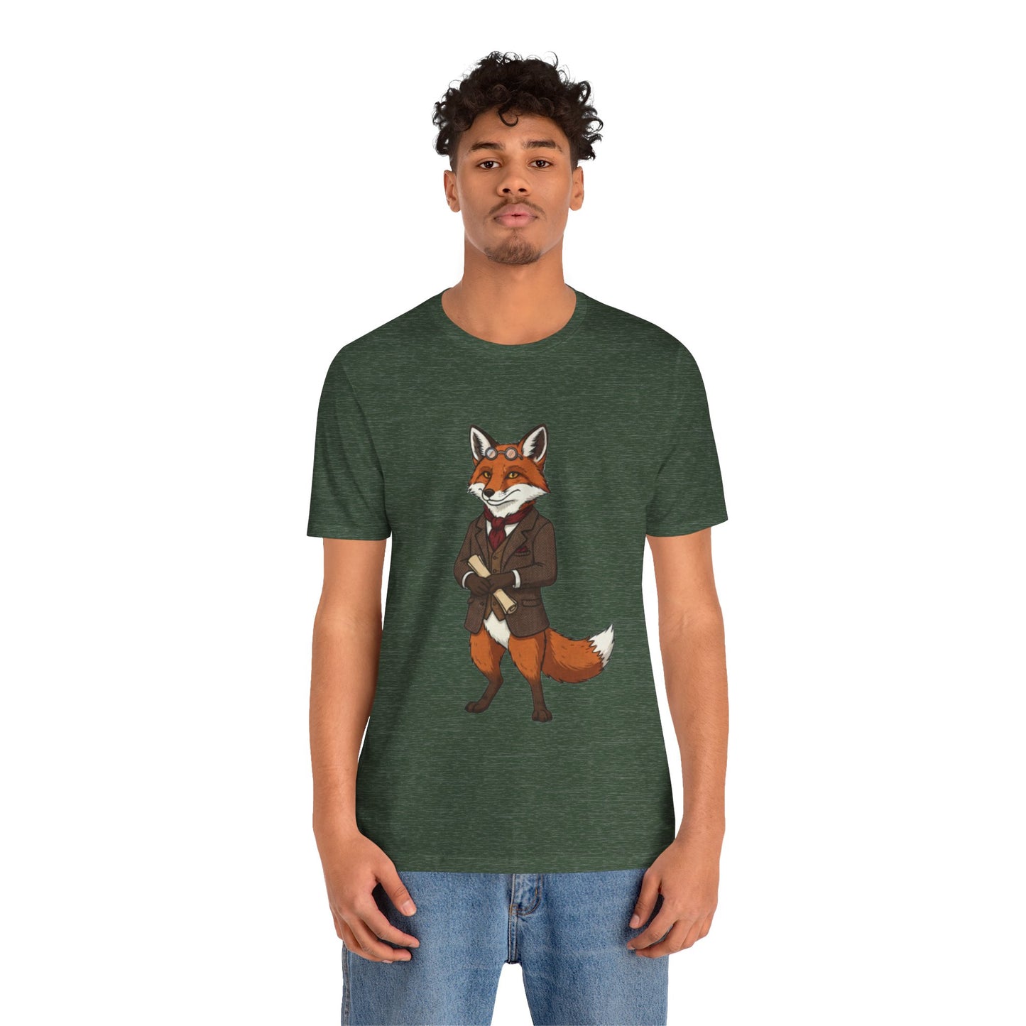 Stylish Fox Graphic Tee, Animal Lover's shirt, Fun Casual Outfit, Unique Gift for Him/Her, Quirky Fashion Statement