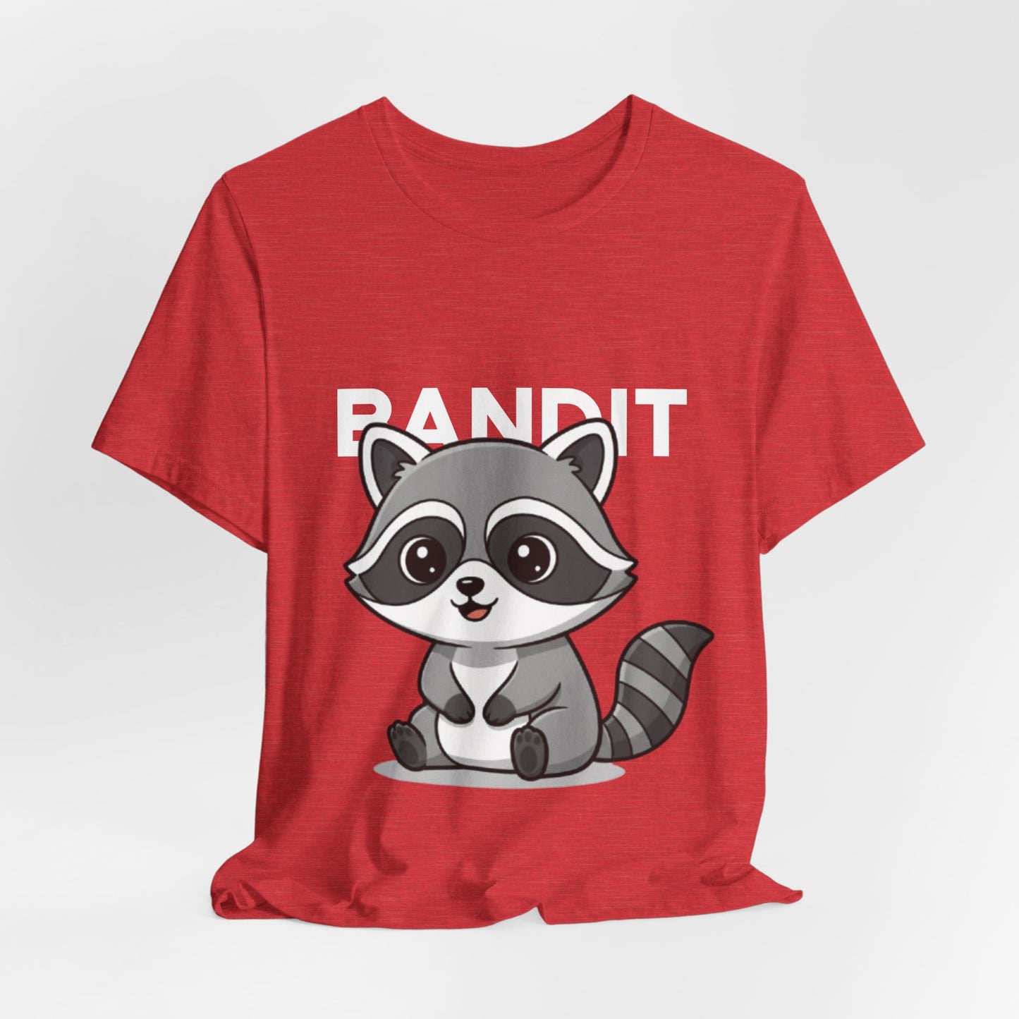 Cute Raccoon Bandit Tee - Fun Gift for Animal Lovers, Kids, Eco-Friendly Shirt, Casual Wear, Birthday, Nature Enthusiasts