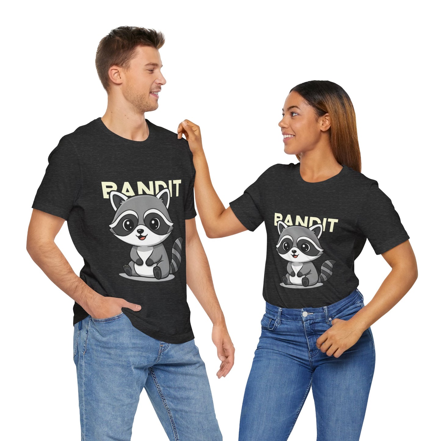 Cute Raccoon Bandit Tee - Fun Gift for Animal Lovers, Kids, Eco-Friendly Shirt, Casual Wear, Birthday, Nature Enthusiasts