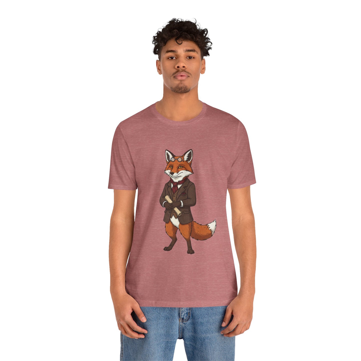 Stylish Fox Graphic Tee, Animal Lover's shirt, Fun Casual Outfit, Unique Gift for Him/Her, Quirky Fashion Statement