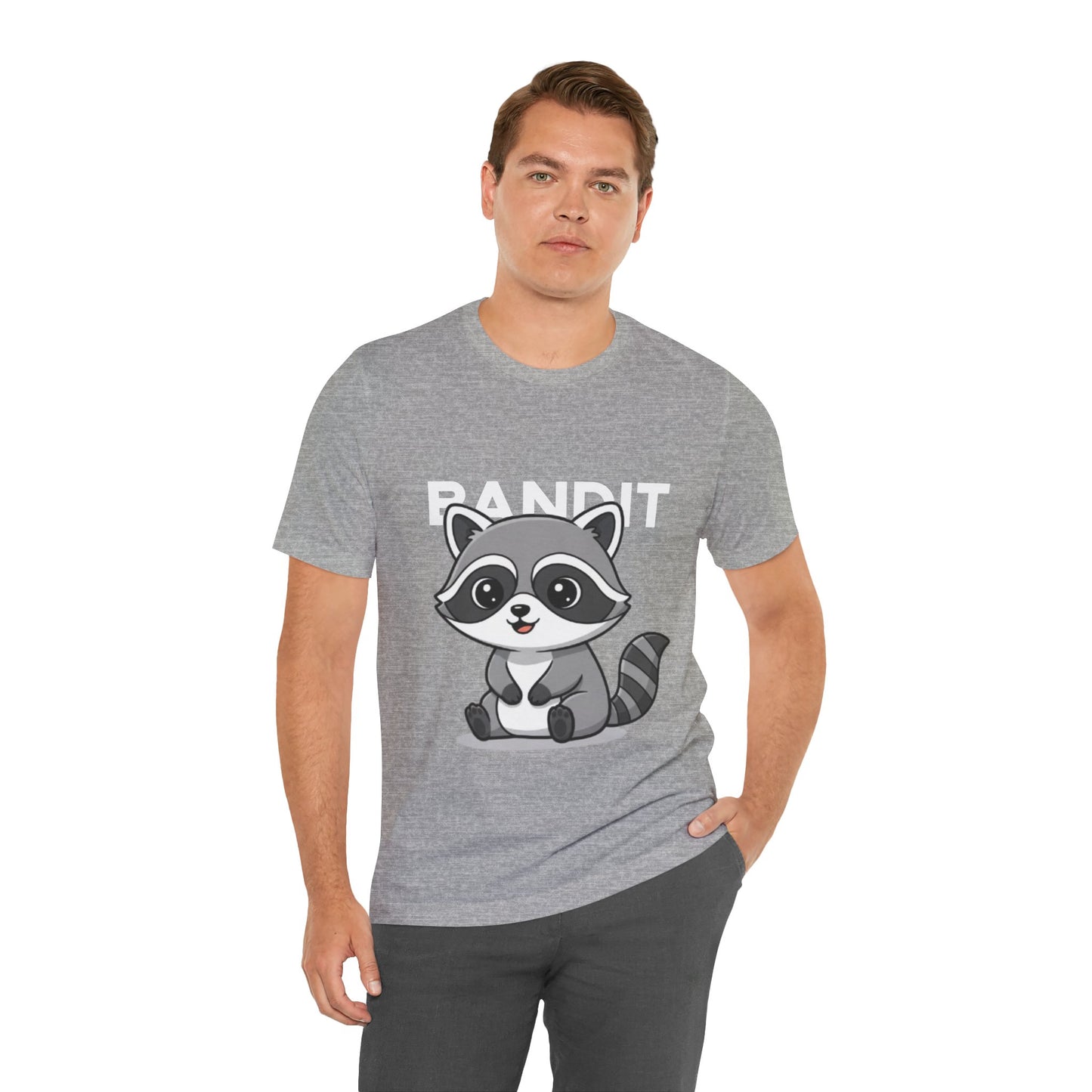 Cute Raccoon Bandit Tee - Fun Gift for Animal Lovers, Kids, Eco-Friendly Shirt, Casual Wear, Birthday, Nature Enthusiasts