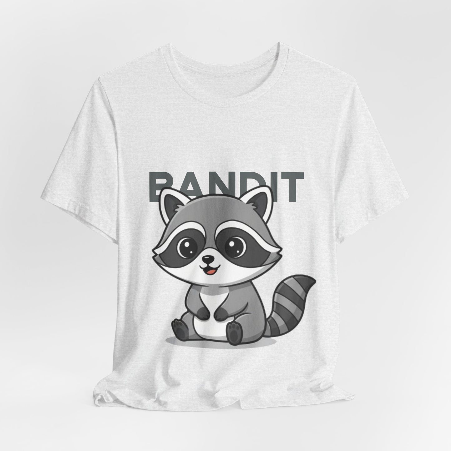Cute Raccoon Bandit Tee - Fun Gift for Animal Lovers, Kids, Eco-Friendly Shirt, Casual Wear, Birthday, Nature Enthusiasts