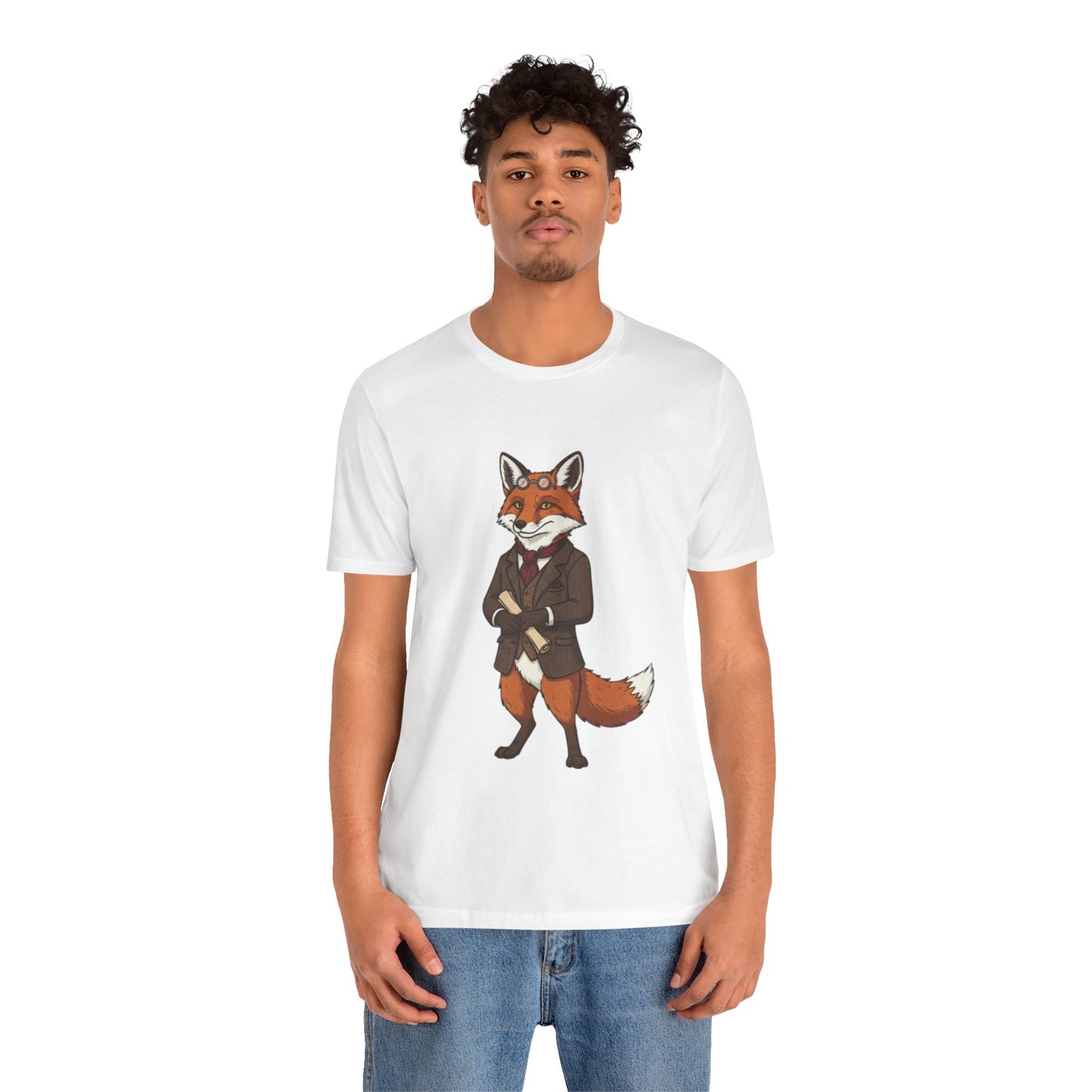 Stylish Fox Graphic Tee, Animal Lover's shirt, Fun Casual Outfit, Unique Gift for Him/Her, Quirky Fashion Statement