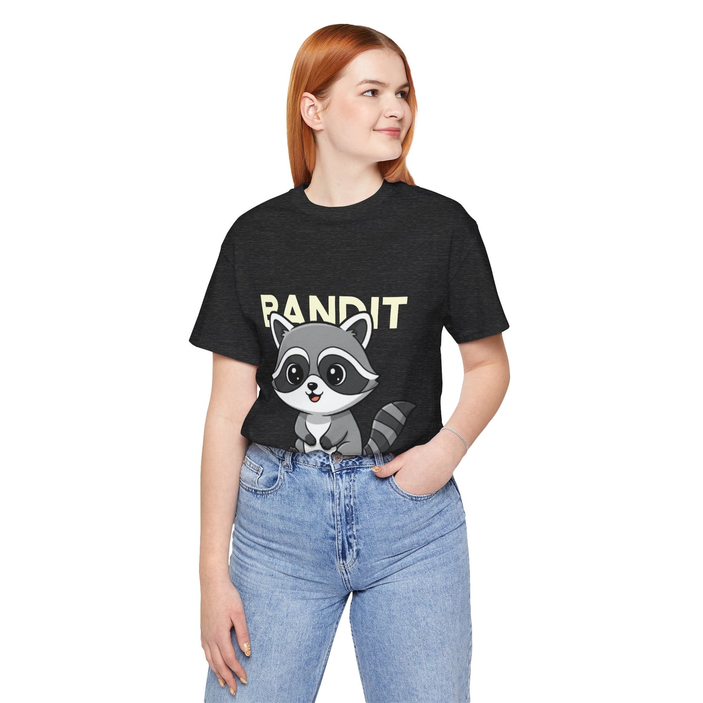 Cute Raccoon Bandit Tee - Fun Gift for Animal Lovers, Kids, Eco-Friendly Shirt, Casual Wear, Birthday, Nature Enthusiasts