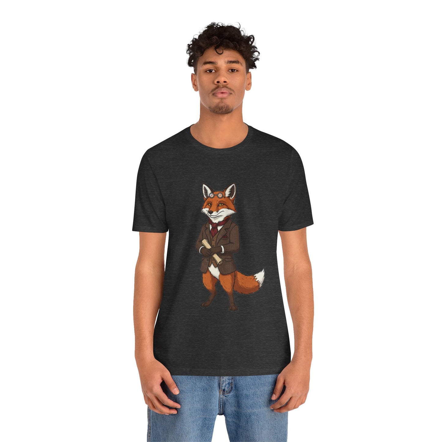 Stylish Fox Graphic Tee, Animal Lover's shirt, Fun Casual Outfit, Unique Gift for Him/Her, Quirky Fashion Statement