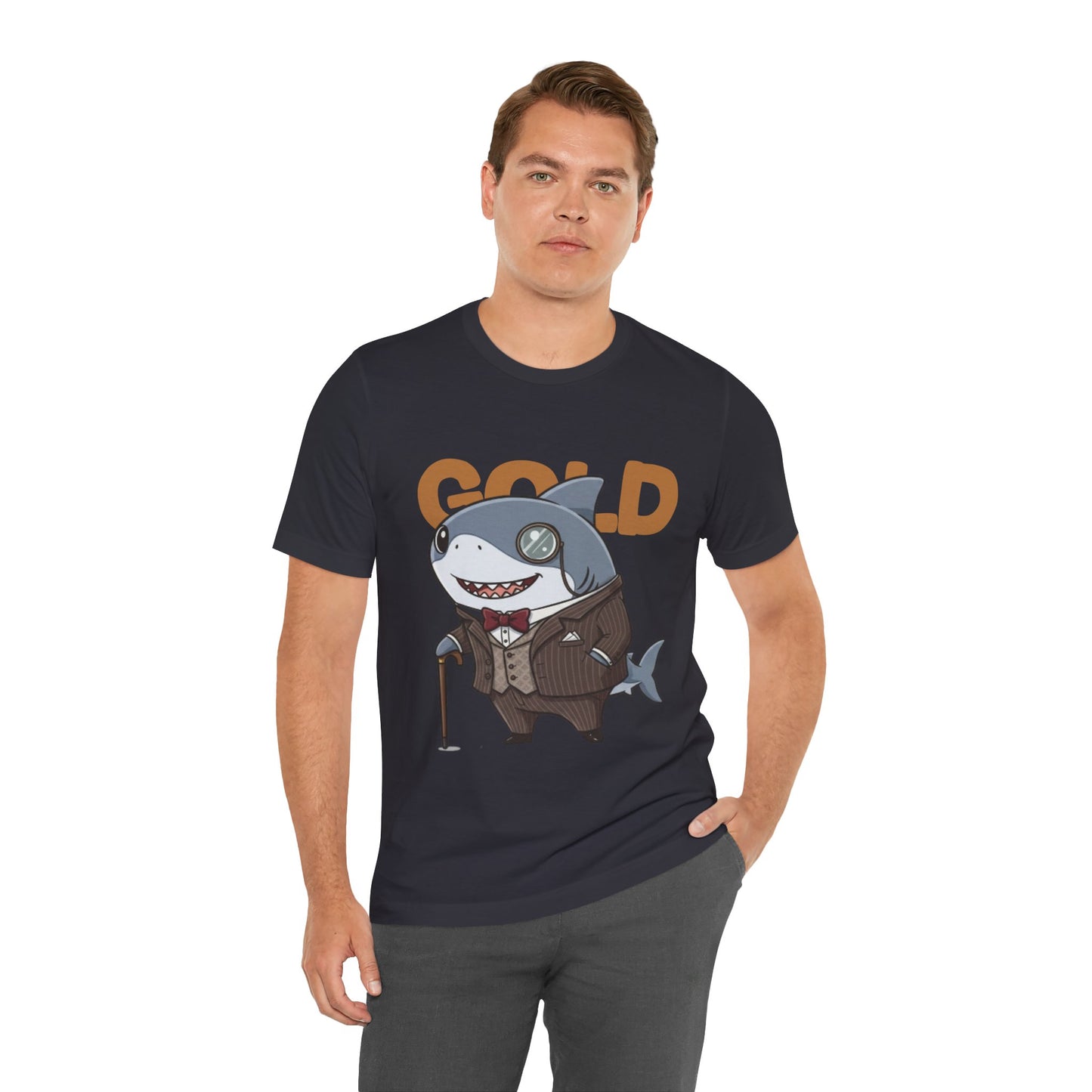 Unique Gentleman Shark Shirt | Classic 1920s Style Animal Art T-Shirt - Unisex Tee, Gift for Shark Lovers, Casual Outfit