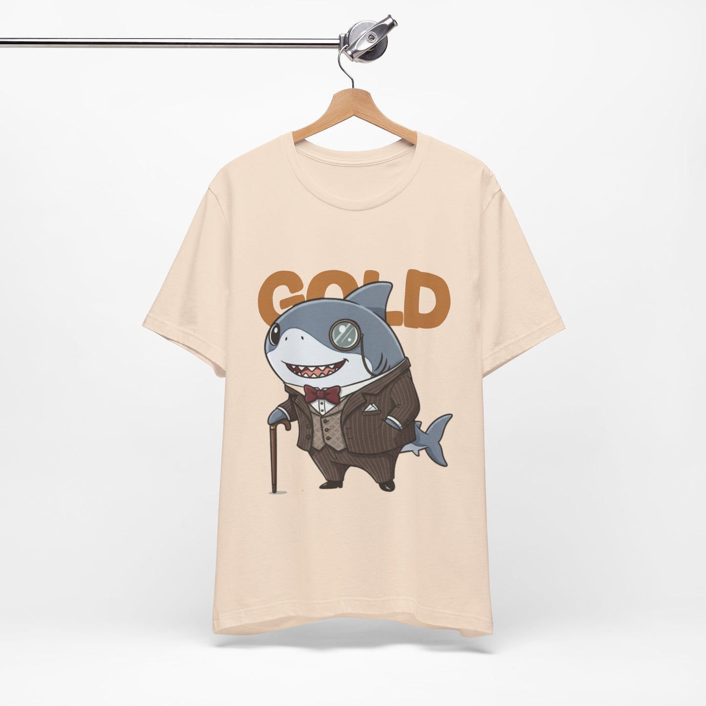 Unique Gentleman Shark Shirt | Classic 1920s Style Animal Art T-Shirt - Unisex Tee, Gift for Shark Lovers, Casual Outfit