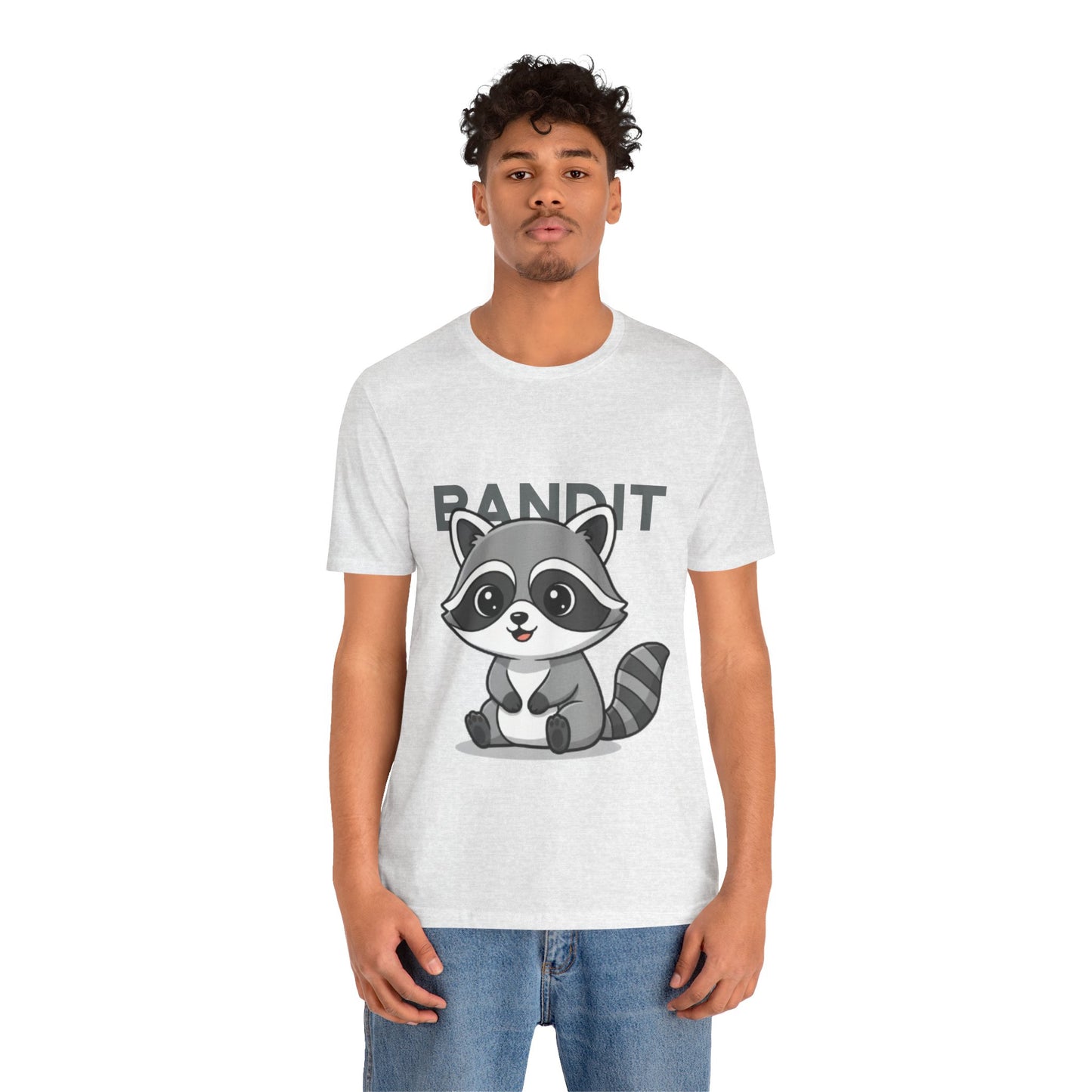 Cute Raccoon Bandit Tee - Fun Gift for Animal Lovers, Kids, Eco-Friendly Shirt, Casual Wear, Birthday, Nature Enthusiasts