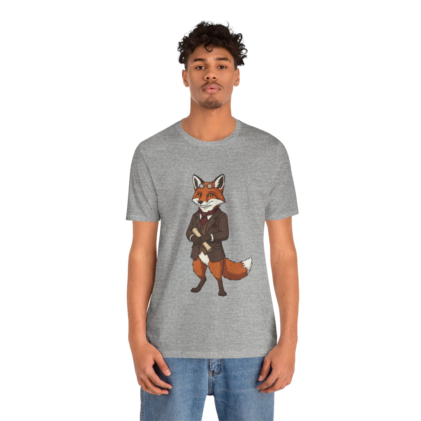 Stylish Fox Graphic Tee, Animal Lover's shirt, Fun Casual Outfit, Unique Gift for Him/Her, Quirky Fashion Statement