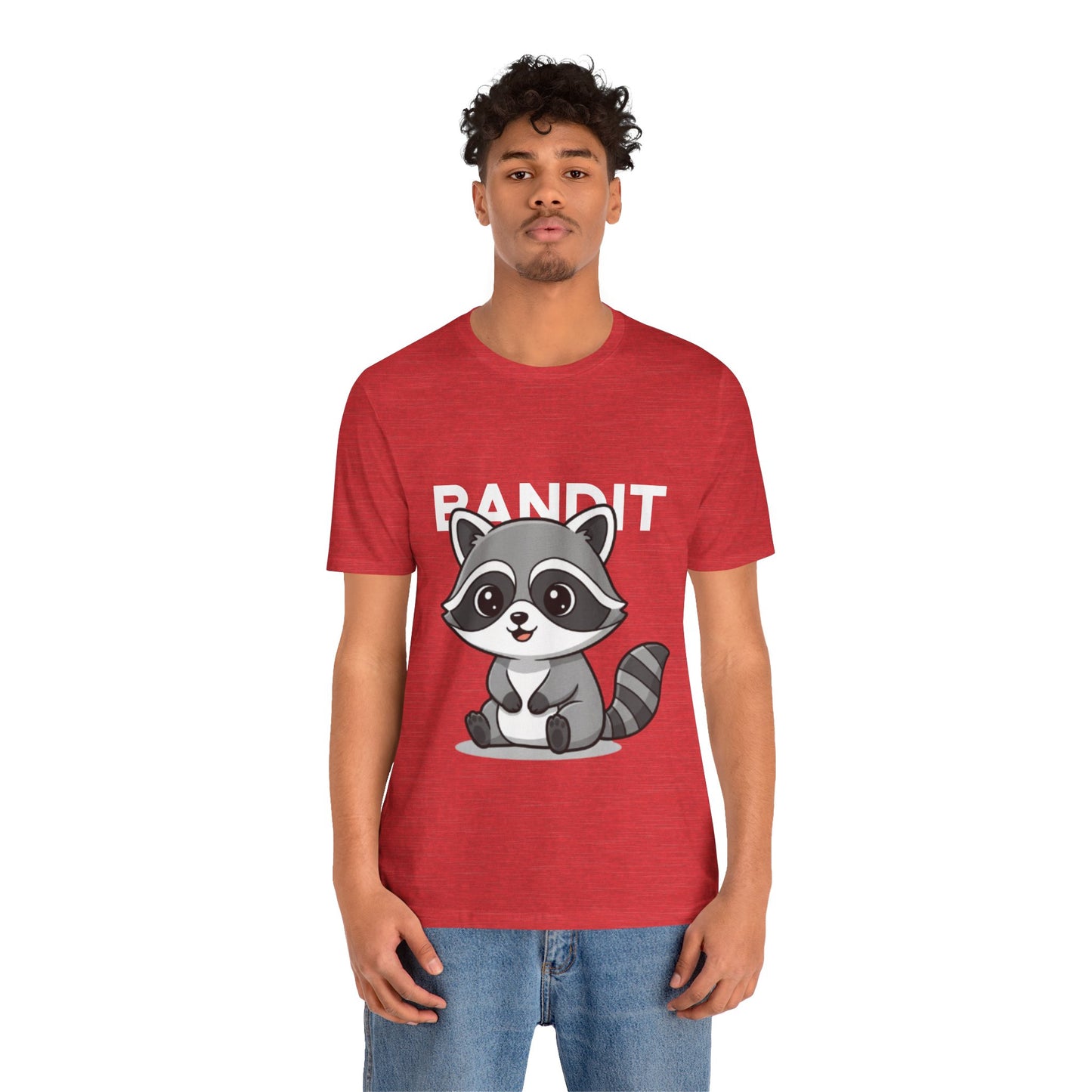 Cute Raccoon Bandit Tee - Fun Gift for Animal Lovers, Kids, Eco-Friendly Shirt, Casual Wear, Birthday, Nature Enthusiasts