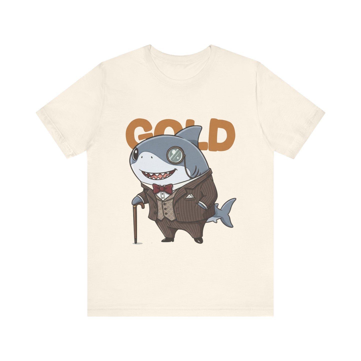 Unique Gentleman Shark Shirt | Classic 1920s Style Animal Art T-Shirt - Unisex Tee, Gift for Shark Lovers, Casual Outfit