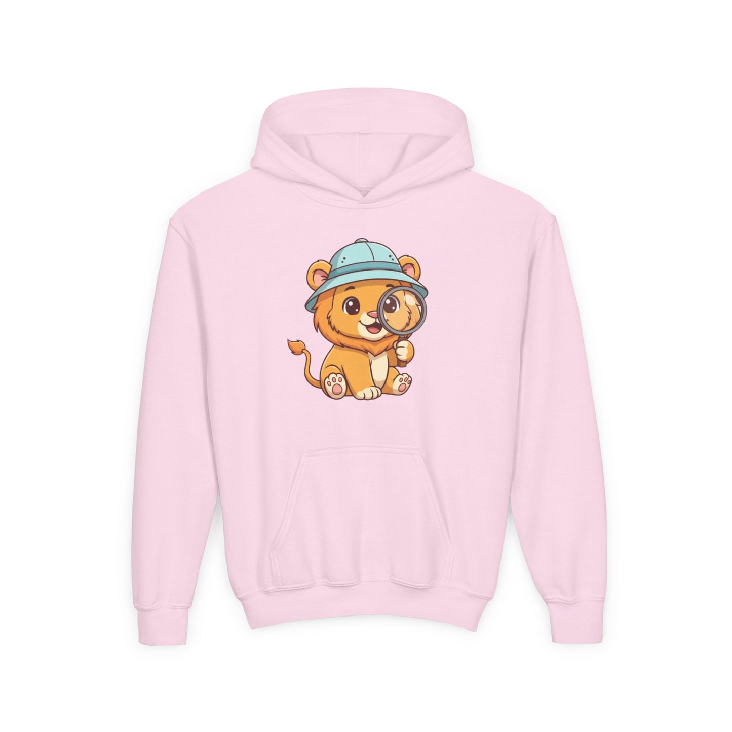 Cute Lion Explorer Youth Sweatshirt